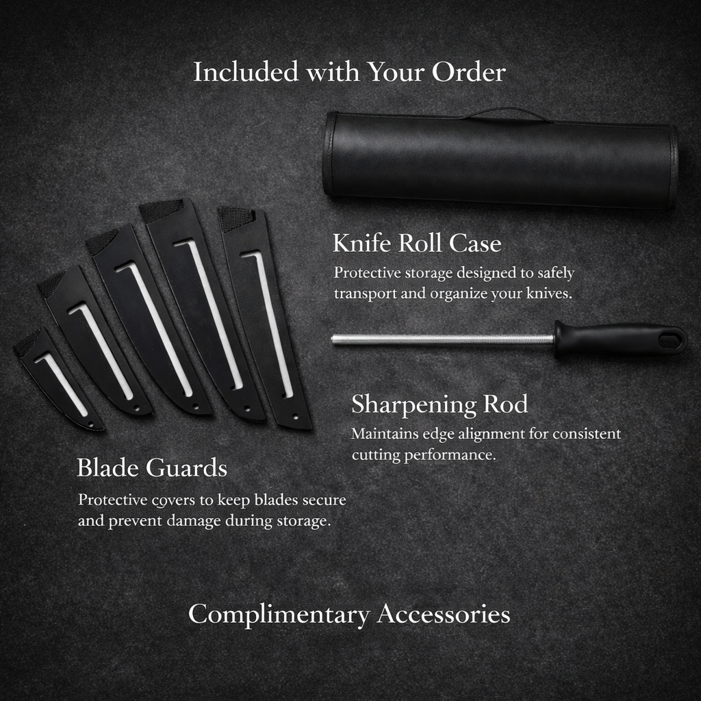 'Roku' Professional 8-Piece Japanese Knife Set