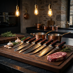 'ASHI' PROFESSIONAL 8-PIECE JAPANESE KNIFE SET