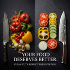 'ASHI' PROFESSIONAL 8-PIECE JAPANESE KNIFE SET