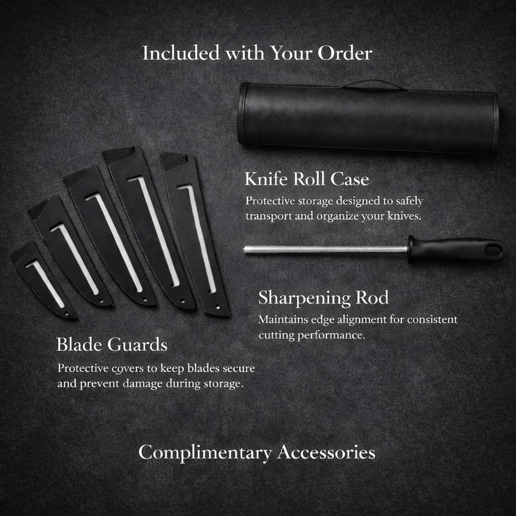 'Ryu' Professional 8-Piece Japanese Knife Set