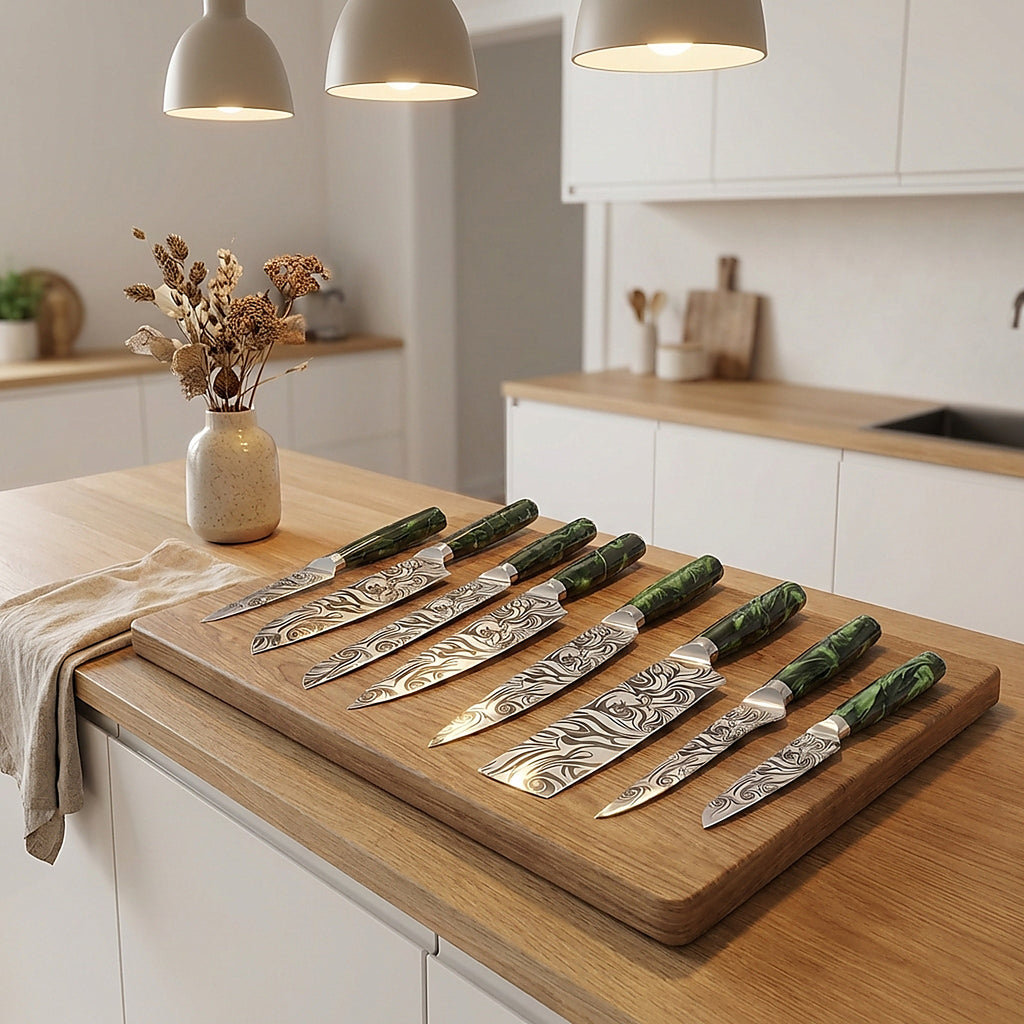 'Oni' Professional 8-Piece Japanese Knife Set