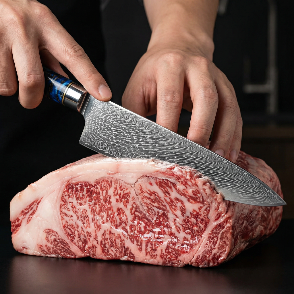 'Nori' 67 Layer Damascus Chef’s Knife