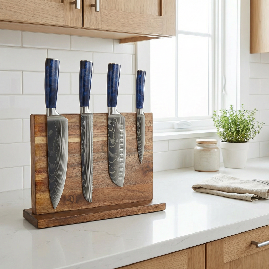 Magnetic Knife Holder (Acacia Wood)