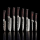 'ASHI' PROFESSIONAL 8-PIECE JAPANESE KNIFE SET