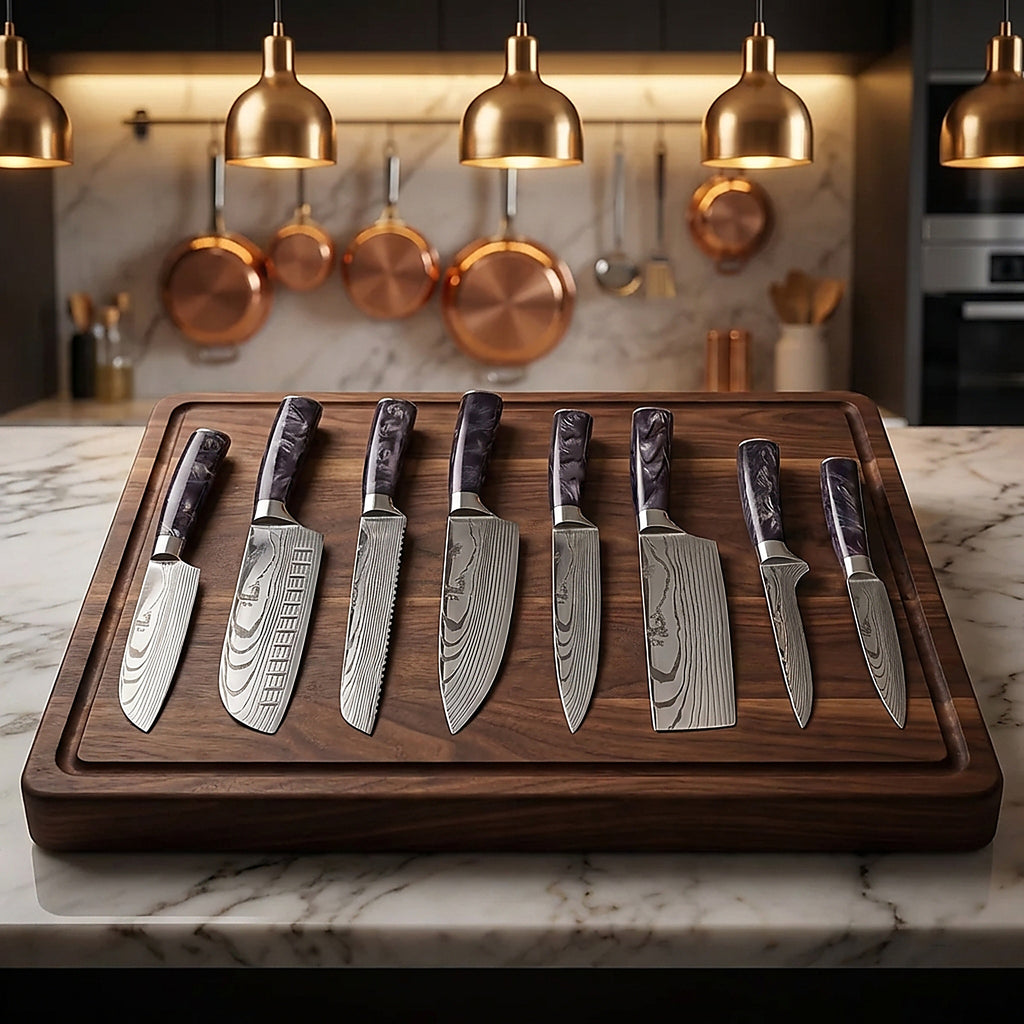 'Kage' Professional 8-Piece Japanese Knife Set