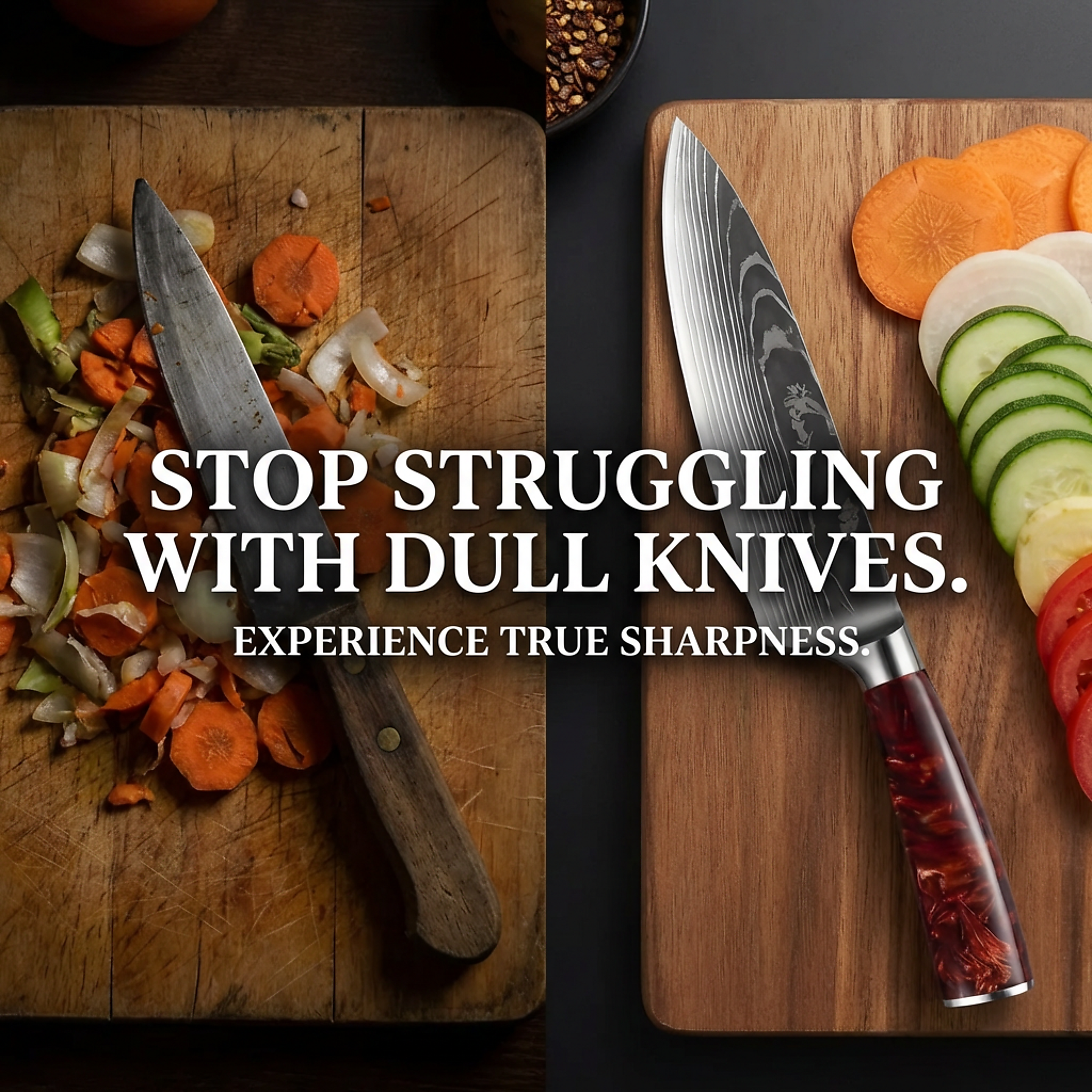 'Kuro' Professional 8-Piece Japanese Knife Set