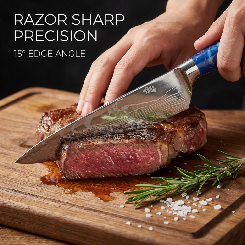 'Ryu' Professional 8-Piece Japanese Knife Set