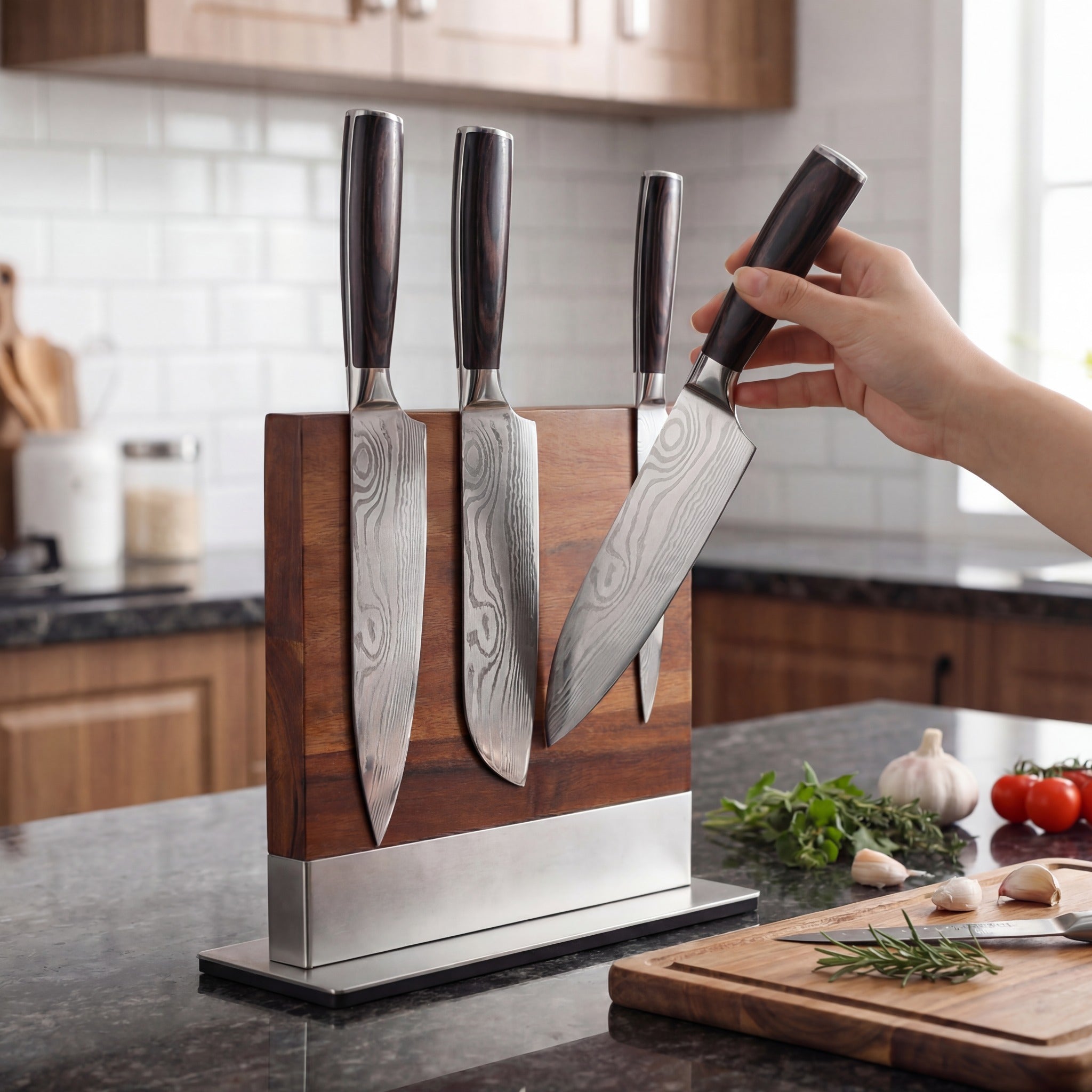 Magnetic Knife Holder (Acacia Wood)